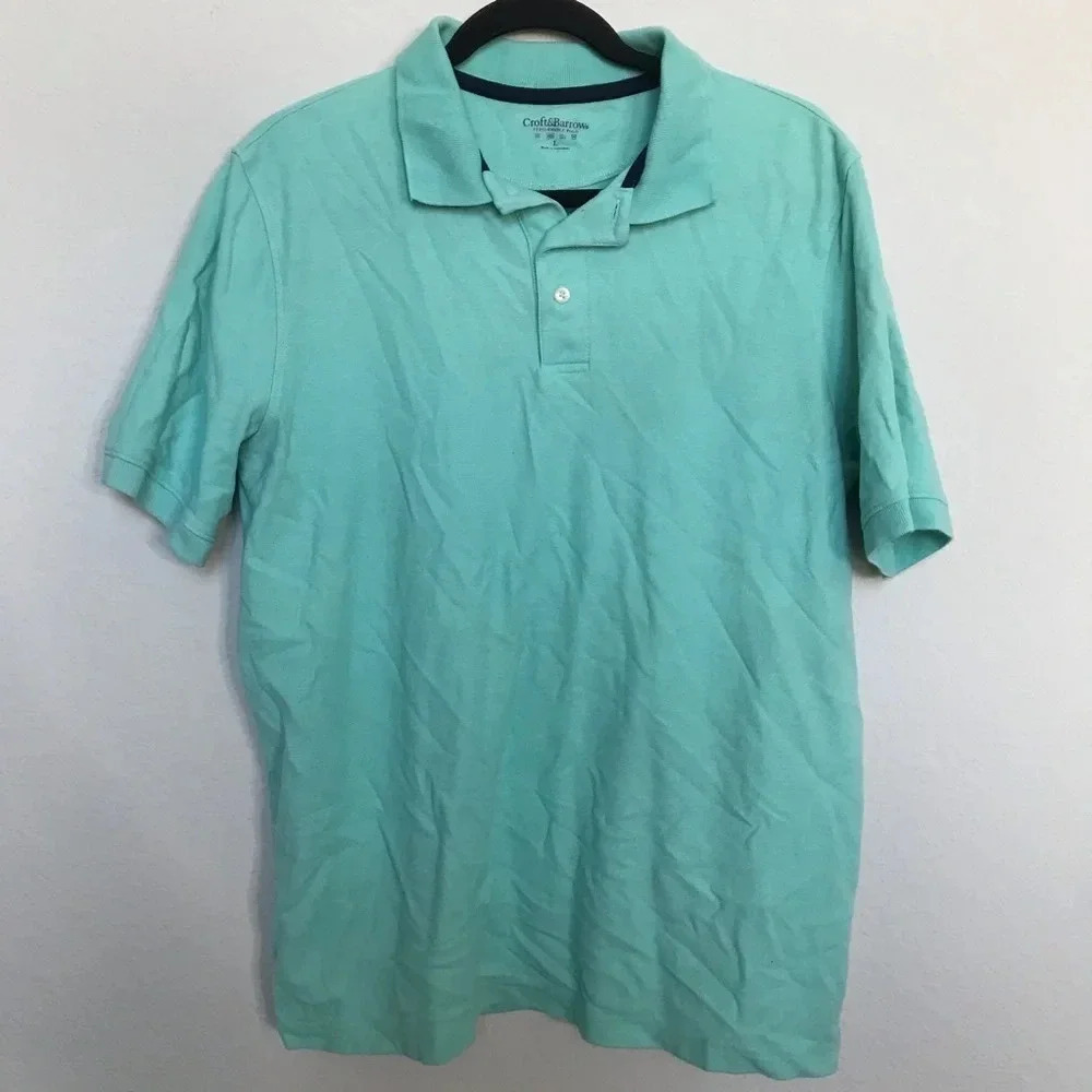 Croft & Barrow Turquoise Polo Shirt